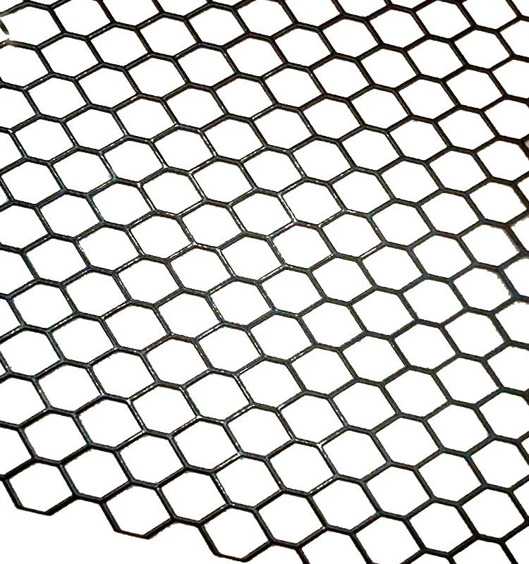 Hexagonal Hole Aluminum Punch Perforated Metal Sheet Screen Mesh