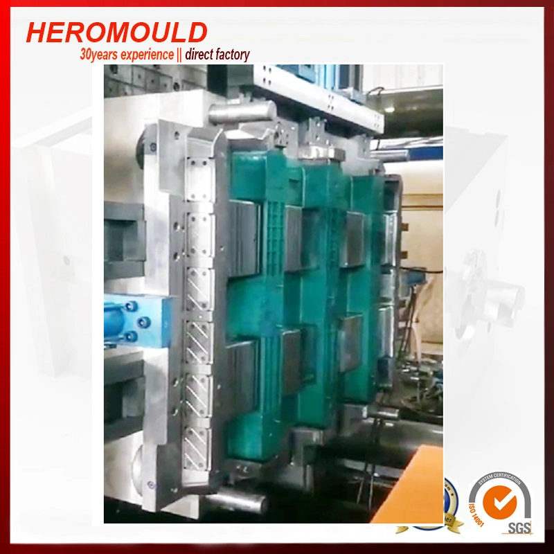 قوالب حقن بلاستيكية لوجستية كبيرة للخدمة الشاقة مخصصة وقابلة للتكديس Hdpe Pallet Mold Heromold