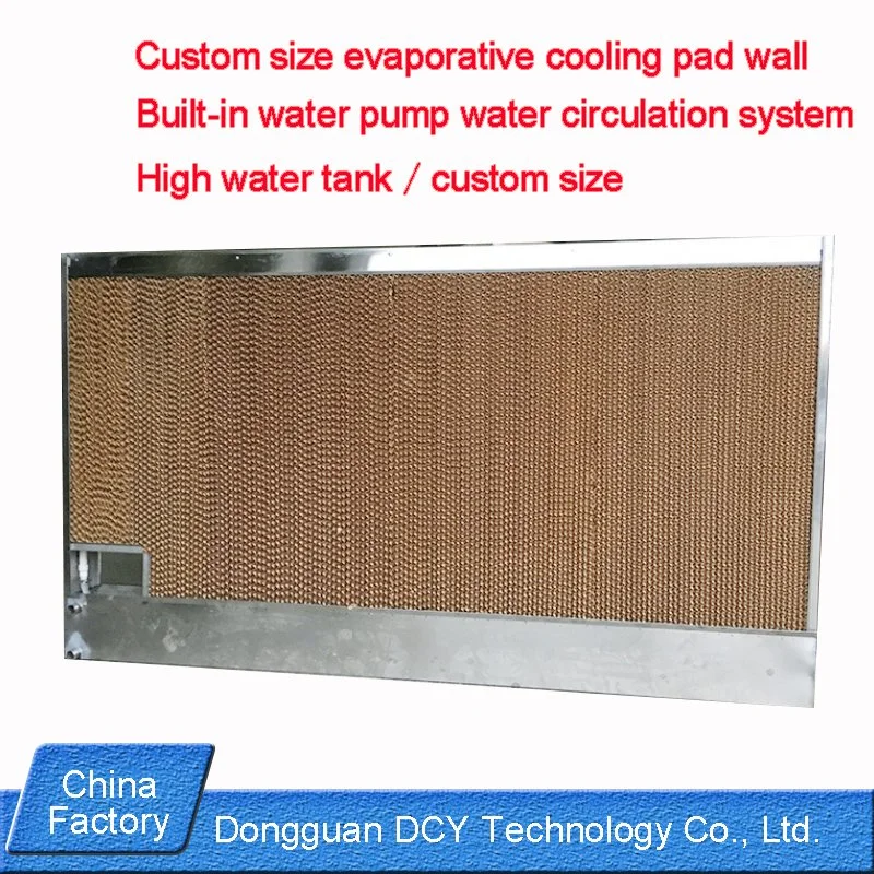 7090 Brown Black Green Color Stainless Steel Evaporative Cooling Pad Wall for Greenhouse and Poultry Farm