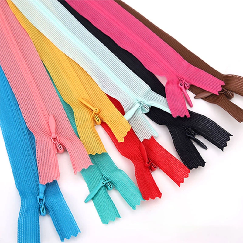 Latest High quality/High cost performance Nylon Zippers for Sale Invisible Zipper