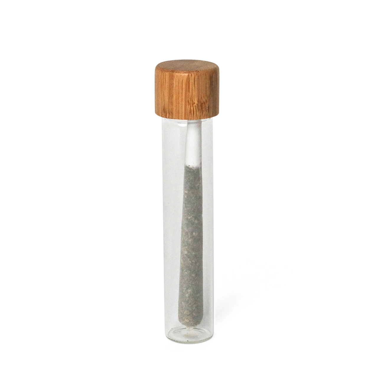 Custom Length Width High Low Borosilicate Clear Glass Tube with Synthetic Cork