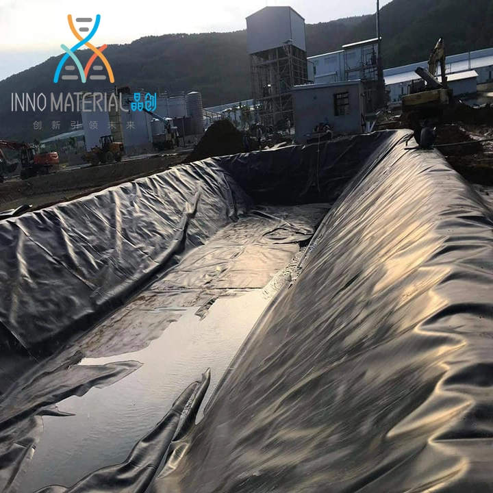 Paper Roll +Woven Geotextile Smooth Inno Cost HDPE Geomembrane Liner