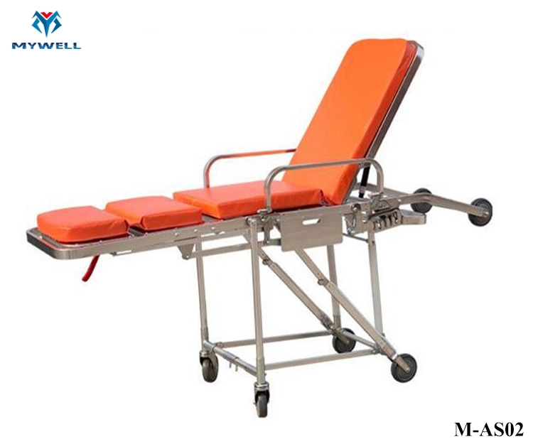 M-As02 New Style Ambulance Cot Stretcher Trolley Sizes