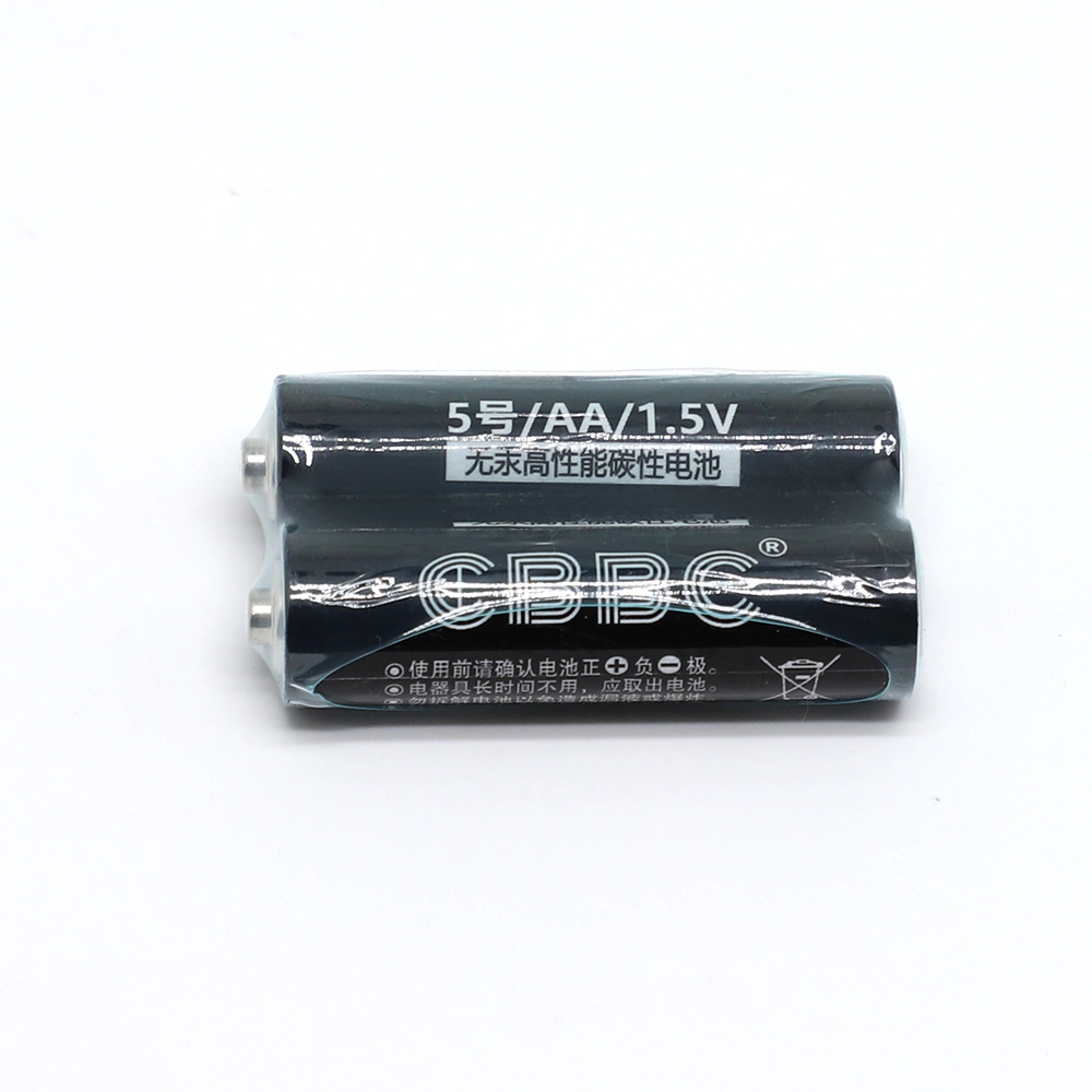 Cbbc Primary AA Zinc Carbon Dry Battery 1.5V for Toy Remote Control