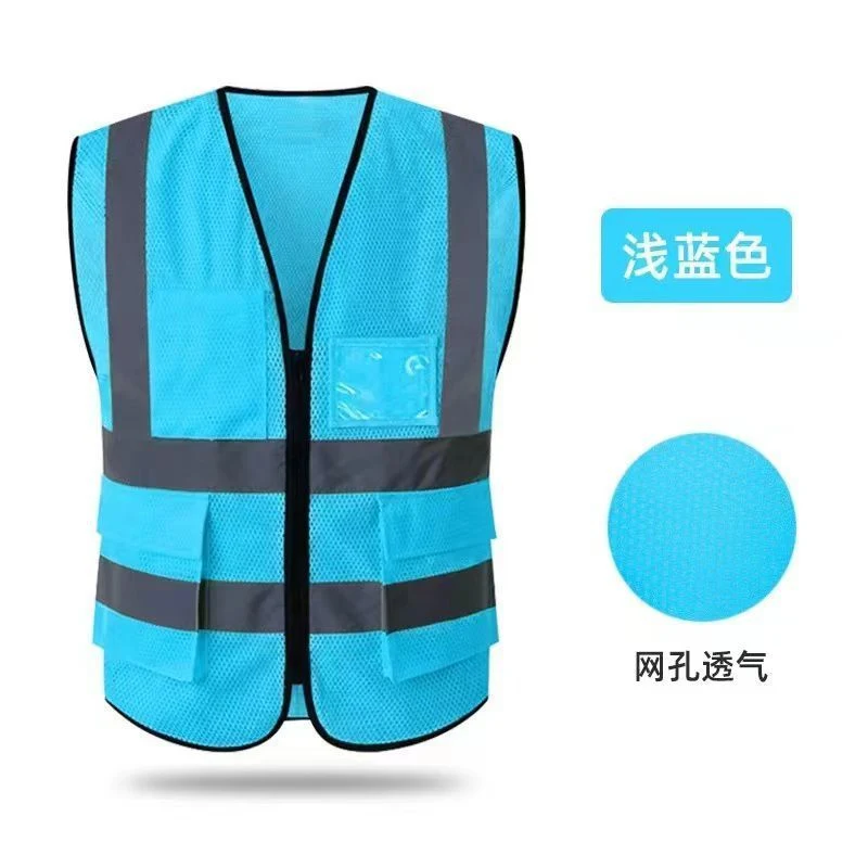 Wholesale/Supplier High Vis 100% Polyester Knitting Fabric Construction Working Vest Roadway Safety Jacket High Visibility Safety Vest