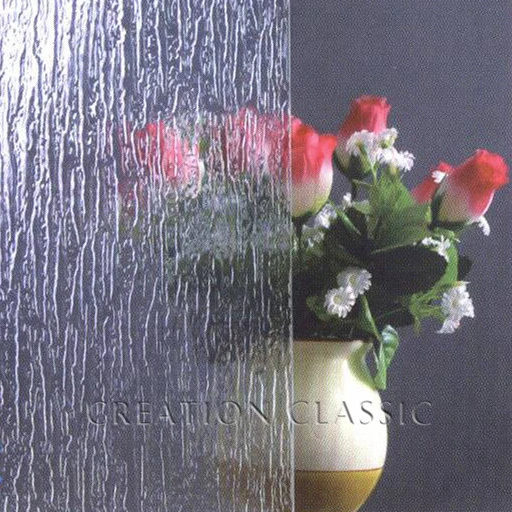 3.5-8mm Clear Patterned Glass for Decoration/ Art Glass