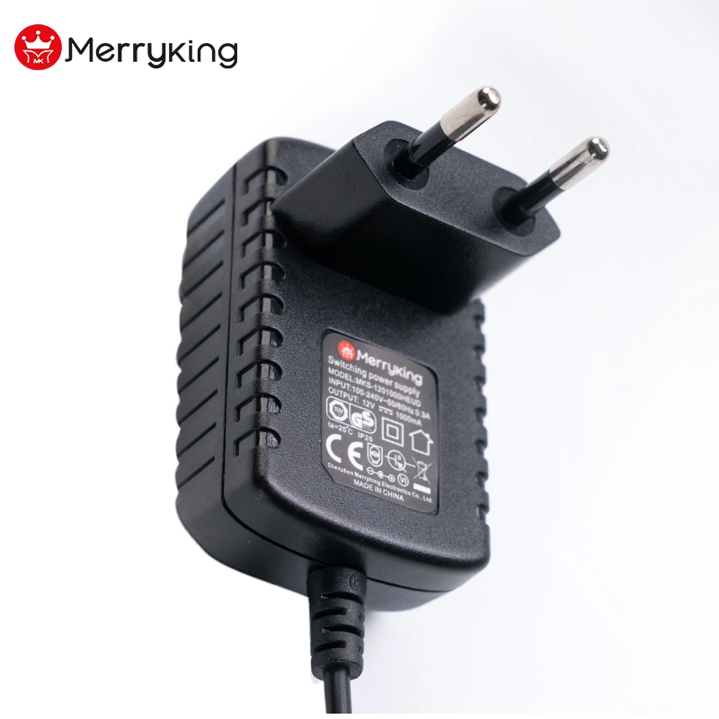 Magnetic Floating Display Switching Power Adapter 12V 1A EU Wall Mount Adapter with Ce RoHS Approval