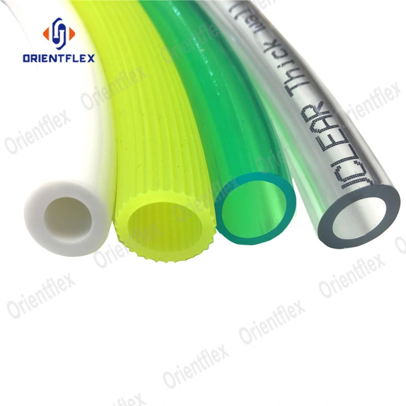 Aceite resistente agua suave Aire aceite plástico transparente PVC flexible Manguera transparente