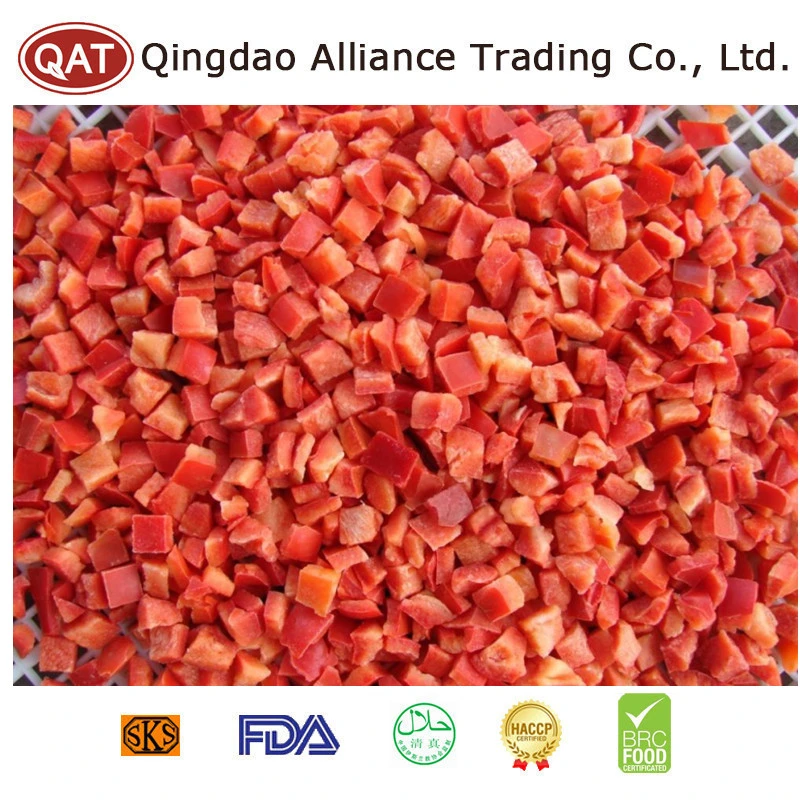Organic Frozen Vegetables Frozen Red Bell Pepper Slices/Strips IQF Frozen Green Yellow Color Sweet Peppers with Top Quality