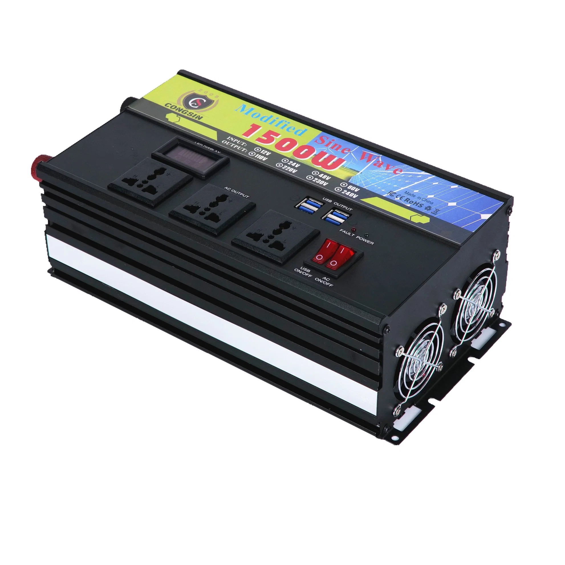 1.5KW modified sine wave inverter with LED display screen