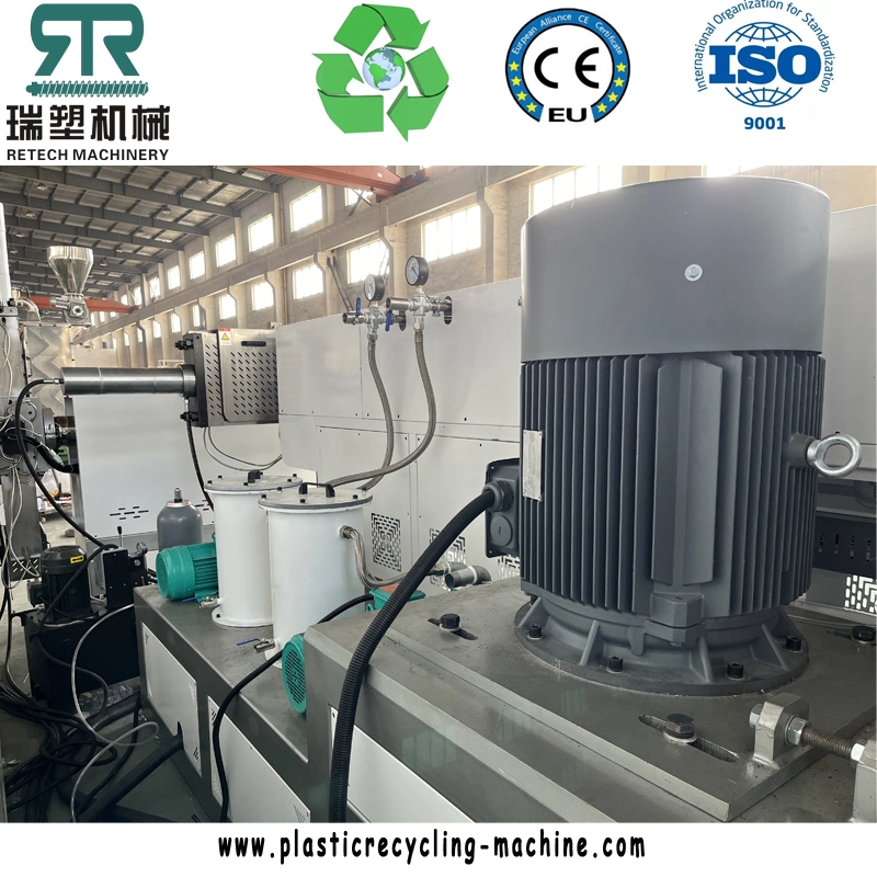 LDPE Film Bag Plastic Film Pelletizing Ganulation Line with Water-Ring Cutter