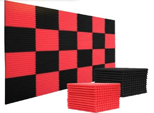 Wholesale/Supplier Stocked Colorful Custom Wedge Shape Acoustic Sponge Foams Sheets