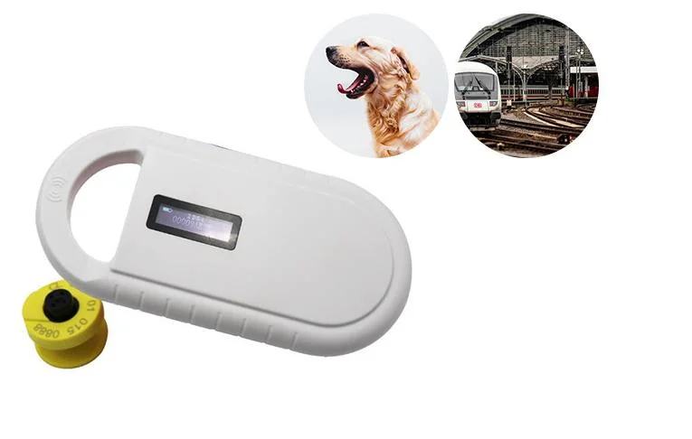 RFID Microchip Reader tragbarer RFID-Leser mit Tierspritze