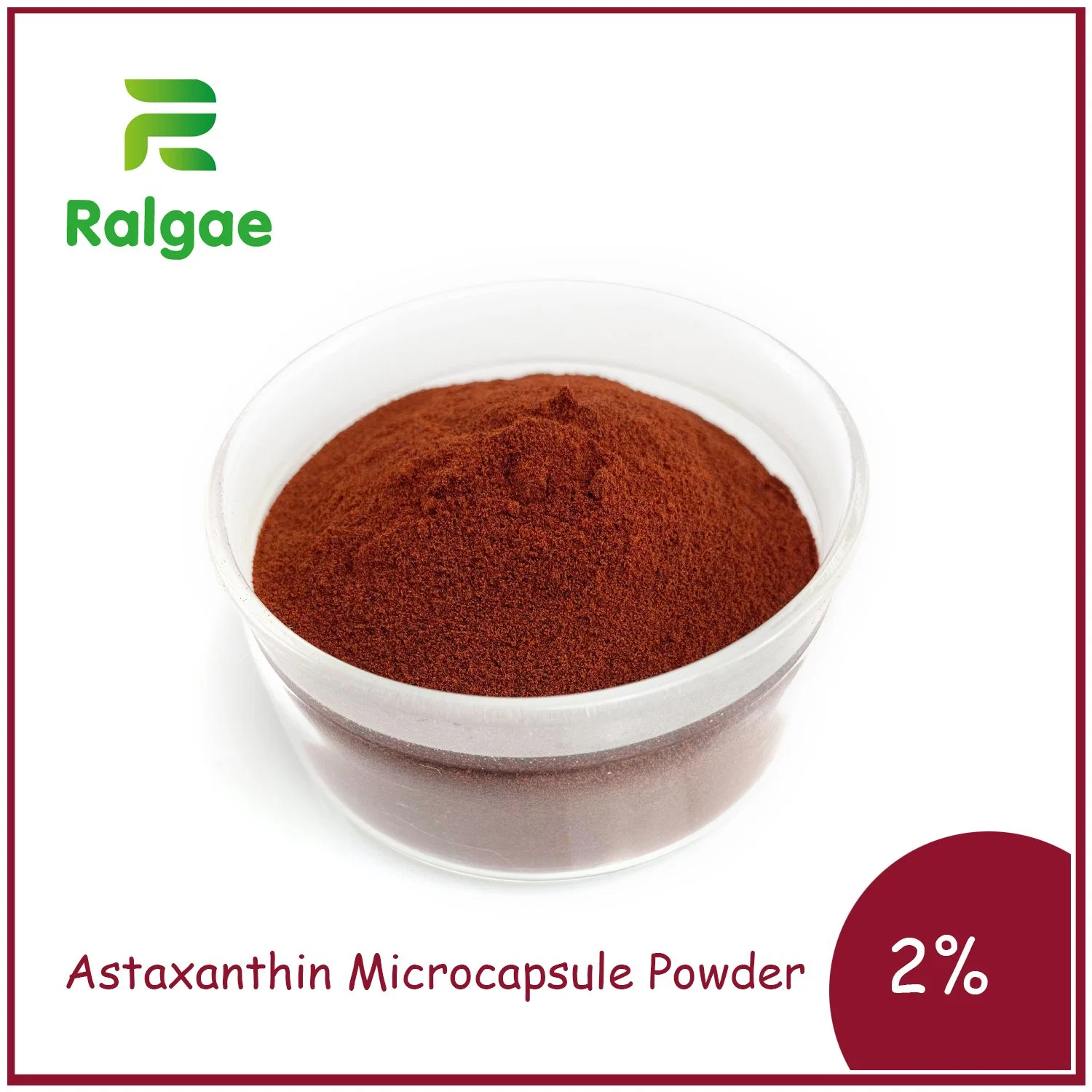 Astaxanthin Microcapsule Powder 2% Cold Water Soluble Antioxidant Nutrition Ingredient