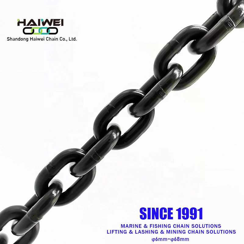 ISO Standard Marine Studless Anchor Chain Open Link Anchor Chain