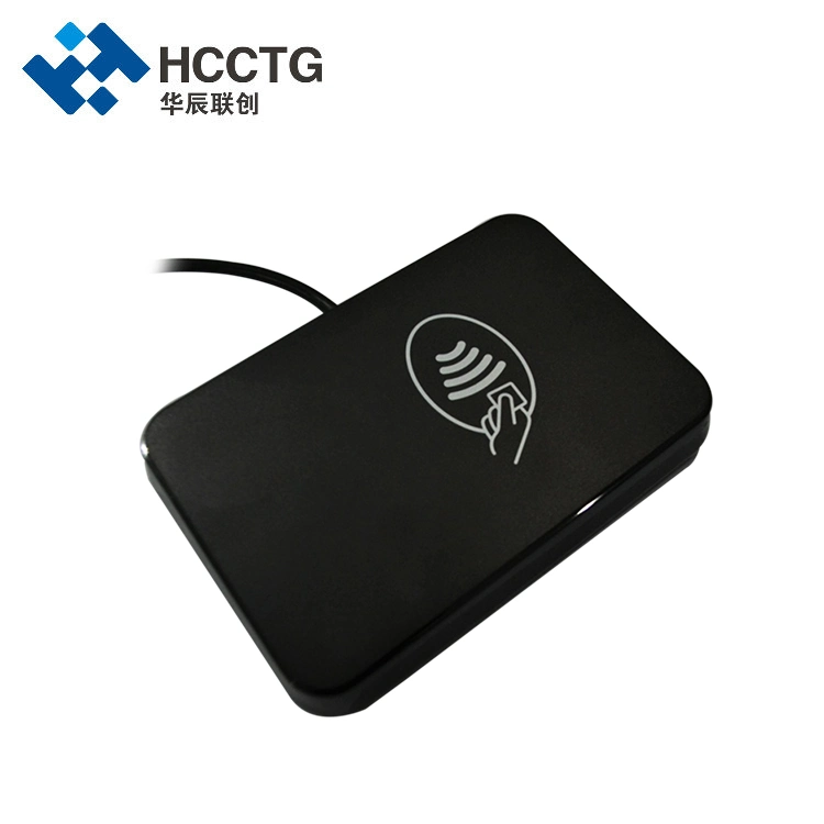 Plug-and-Play RFID USB EMV NFC Smart Card Reader with 4 Sam Slots