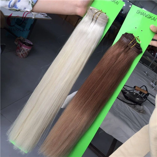 Factory Wholesale/Supplier Hotselling in Fashion 100% Human Virgin PU Hair Extension