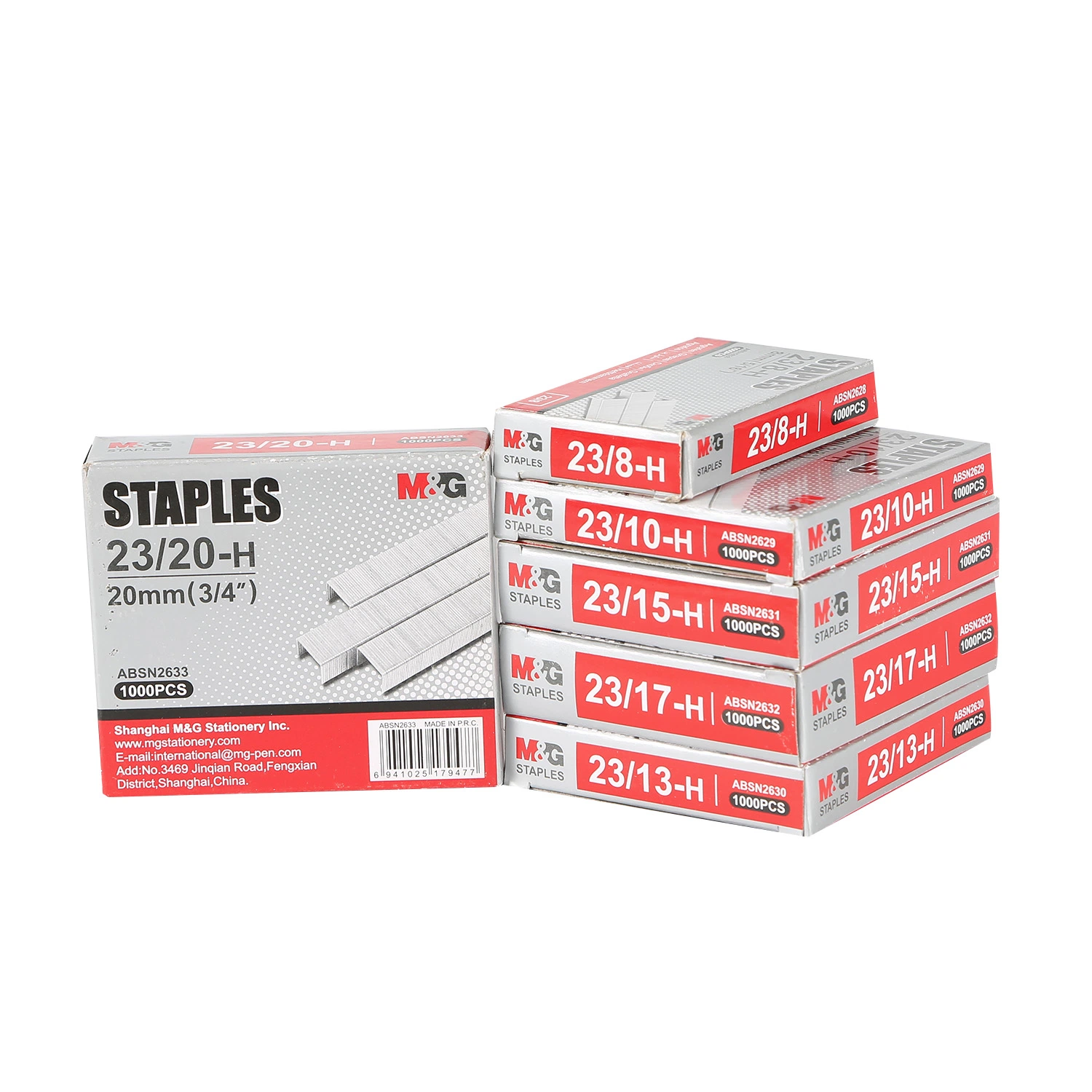 M&G School Stationery Staples Heavy Duty Stainless Steel Staples