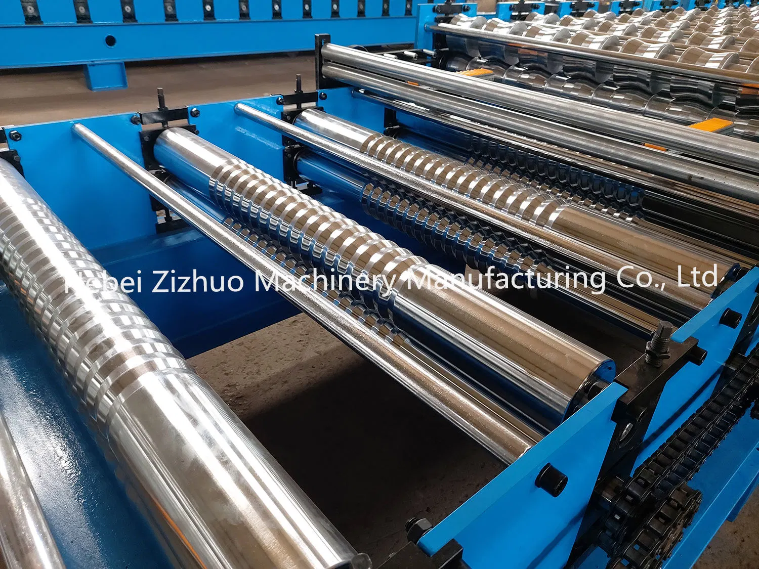 Factory Price Galvanized Steel PV4- Micro Corrugated Ondulado Double Layer Metal Laminas Roof Sheet Cold Tile Making Roll Forming Machine for Chile