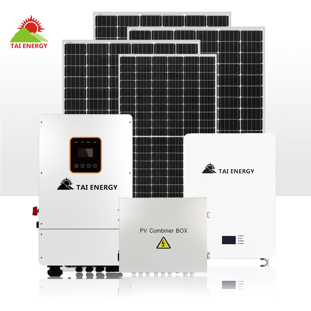 Buen Precio Inicio 5kw 10KW Complete off Grid Solar Power Sistema de energía solar completo del panel del aire acondicionado del generador del inversor