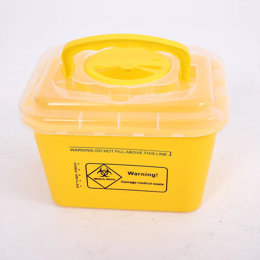 Wholesale/Supplier Price Medical Syringe Disposable Waste Disposal Factory Medic Red Yellow Safe Needle Sharp Box