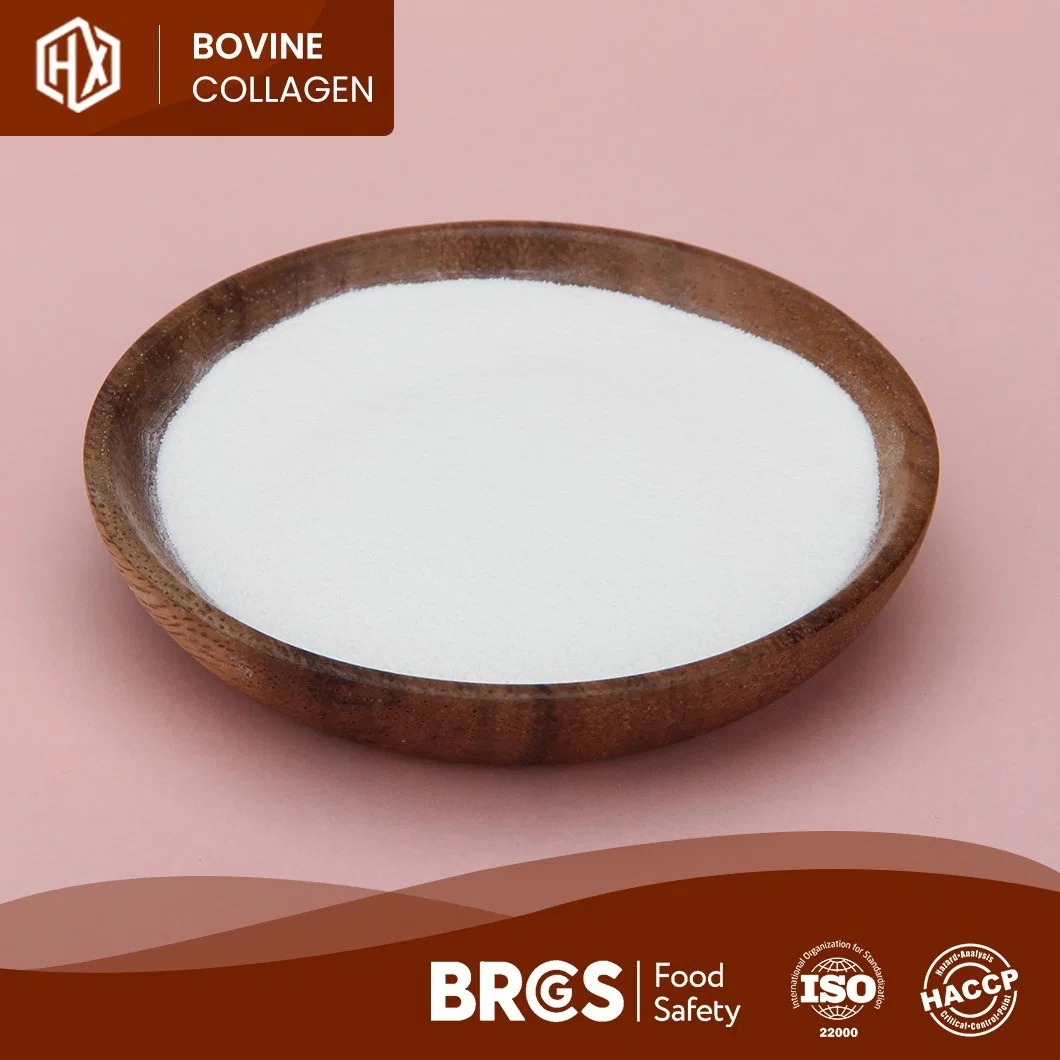 Haoxiang 100% piel de oveja pura Collagen polvo de pimienta China hidrolizada Piel bovina Fabricación de colágeno Listo para enviar péptidos de piel bovina Colágeno