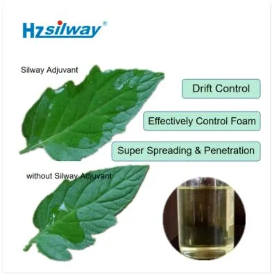 El aceite de semilla metilado gota uniforme distribución buen anti-deslizamiento Silway Mso spray multifuncionales rápida adyuvante en la humectación penetrar en los productos fitosanitarios