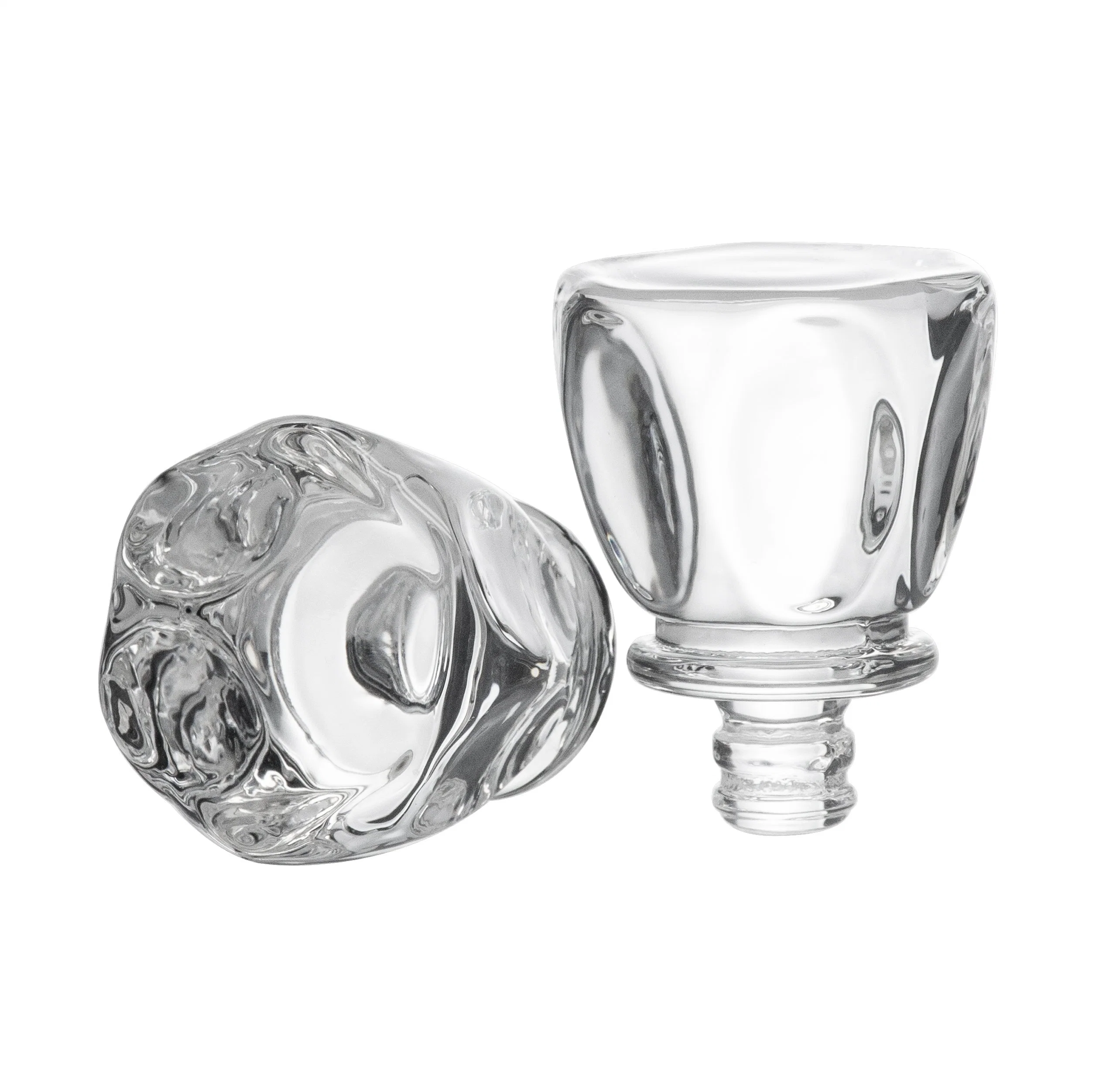 Clear Round Square Recantangle Glass Stopper Cork for Vodka Bottle