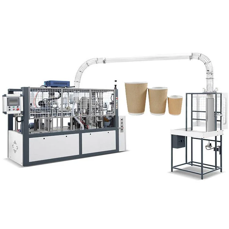 Fabrik Preis High Speed Ultraschall-Dichtung Einschichtige Doppelwand PE beschichtet heißen Kaffee Tee Getränke Saft Papier Cup Forming Maschine Wird Gemacht