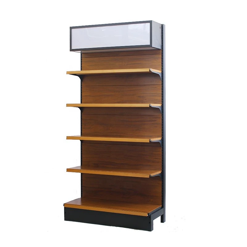 Hot Selling Advertising Display Metal Supermarket Shelf