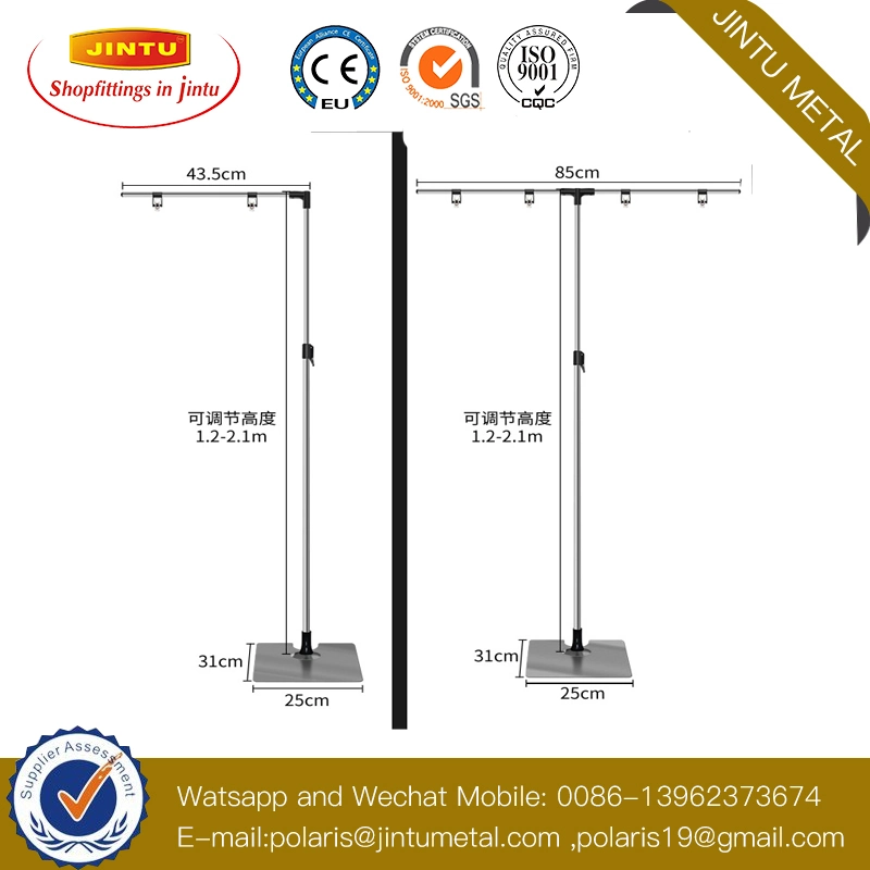 A3 A4 Floor Poster Stand with Square and Iron Baseboard