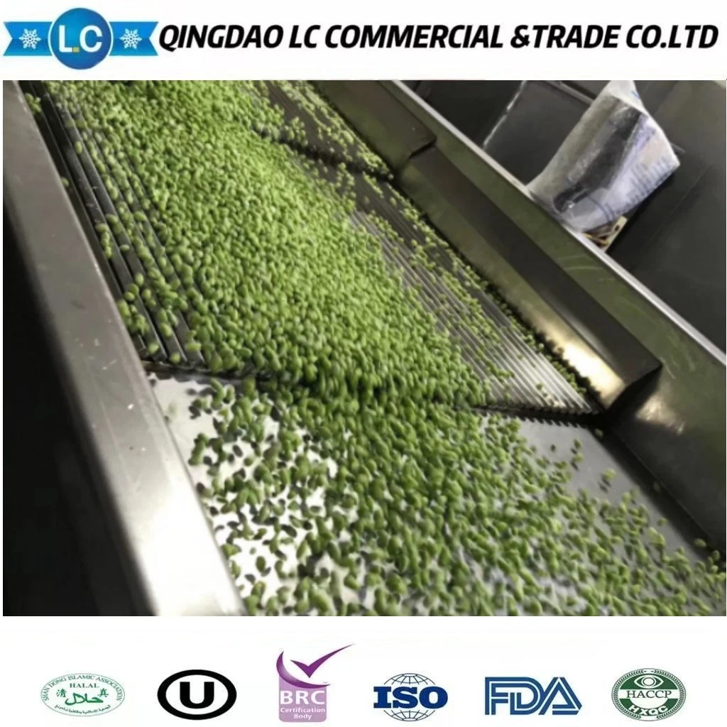 Wholesale IQF Fresh Frozen Broken Peeled Green Edamame Frozen Soy Beans