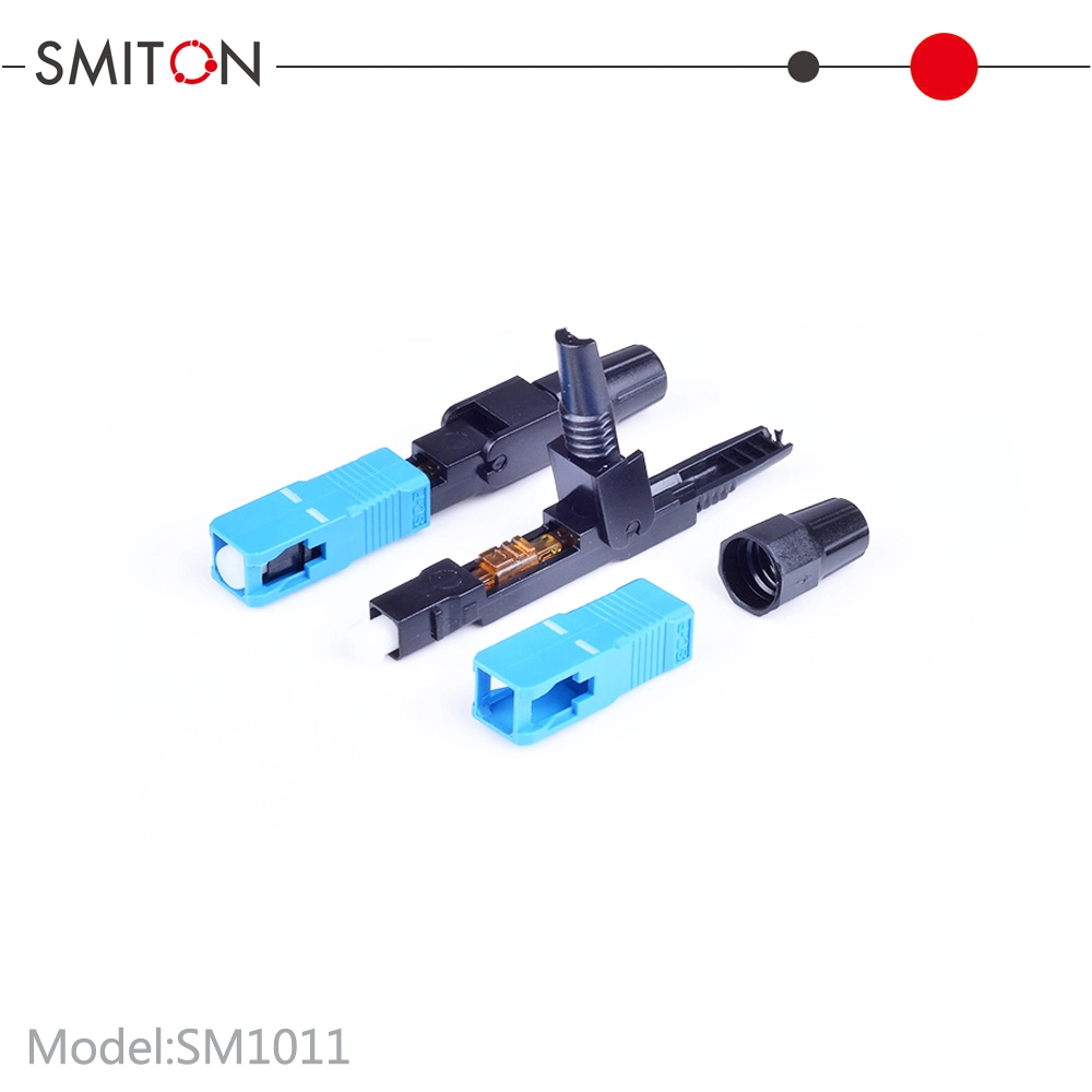 FTTH Sc Upc APC Fiber Optical Fast Quick Cable Connector