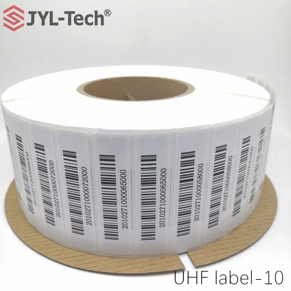 860-960MHz UHF Passive RFID Label Tags Sticker for Garment Clothing Management