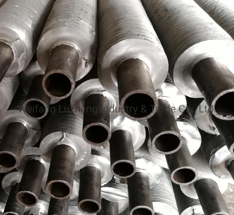 Wärmeübertragung Carbon oder legierter Stahl extrudiert 1060 6063 Aluminium Rippenrohr