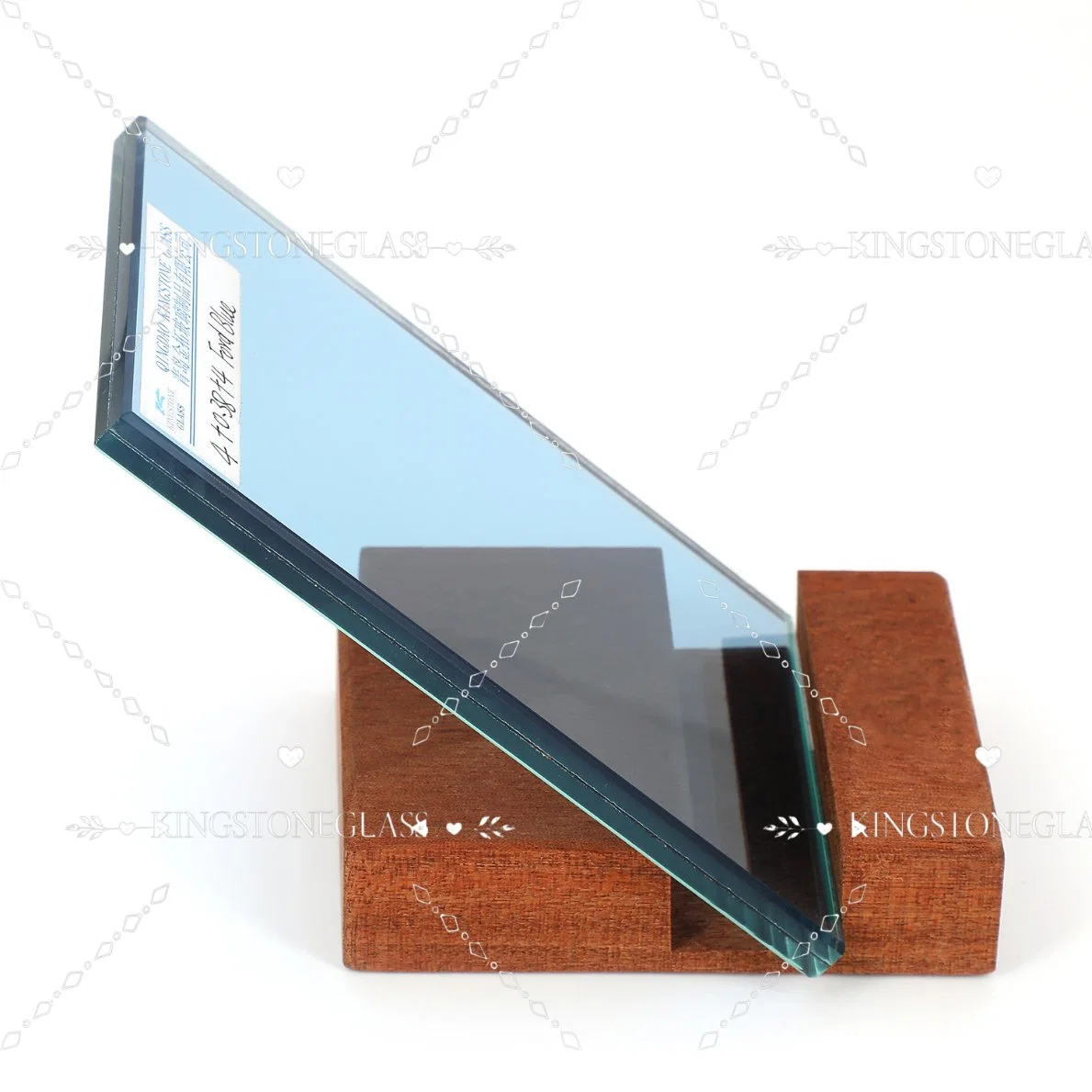 Manufacture 6.38mm 8.38mm Louver Glass Clear Laminated Glass Safety Glass Building Glass