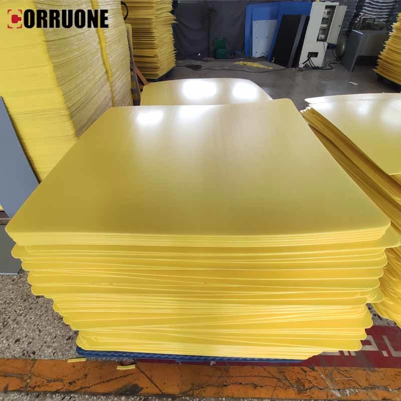 1200*1000mm and 3mm or 4mm Correx Fluted PP Layer Pad for Glass or Pet Bottle, Can and Container