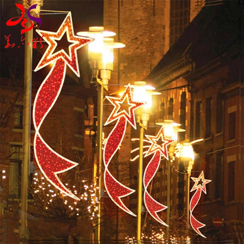 Hot Sales LED Christmas Lights Halloween Use LED Lamp Pole Street Motif Light for Custom Commercial Decoration