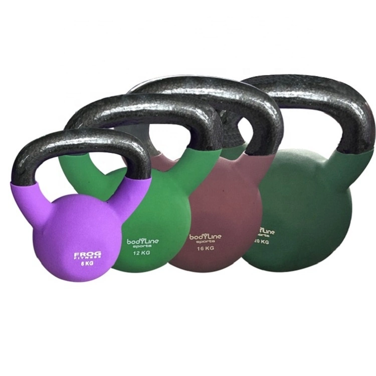 China Custom Logo Fitness Color Neoprene Kettlebell