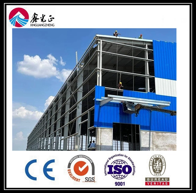 Galvanized Steel Frame Steel Sheds Galpon Workshop Almacen Metal Building Construction Prefabricated Building Steel Structure Warehouse (BYSS-101)