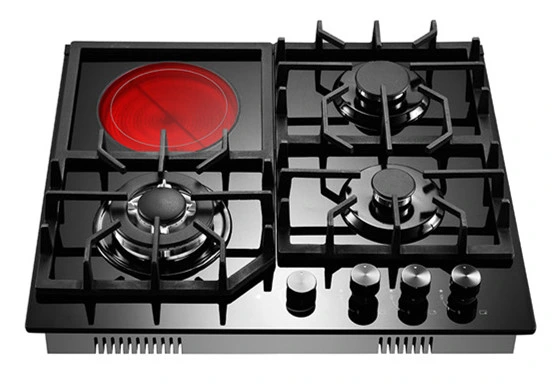 Build in Gas and Ceramic Hob 8mm Thickness Tempered Glass Cooker Hotplate