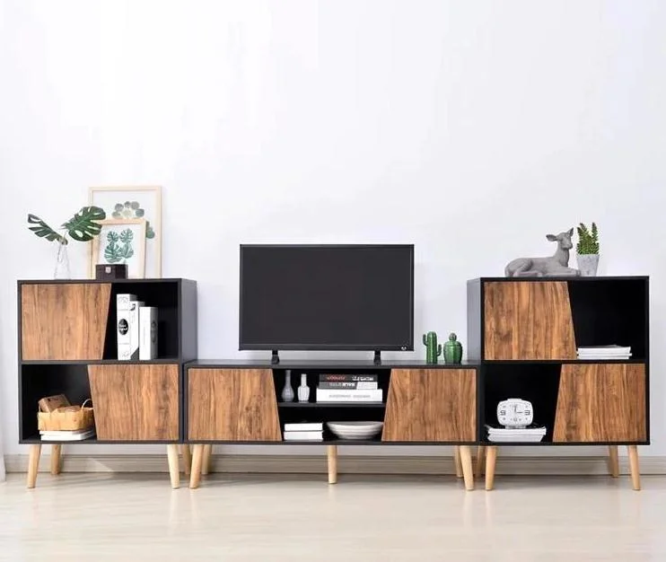 Salle de séjour meuble de rangement en bois meuble de téléviseur Maple côté meuble Tableau