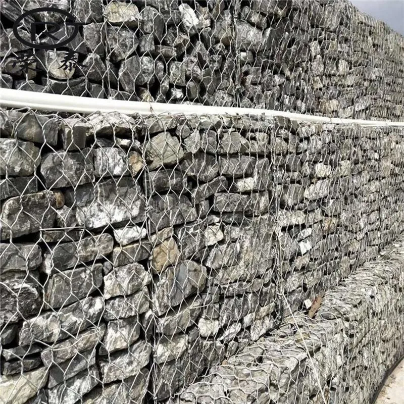 Gabion Matratze heiß DIP Verzinkt geschweißte Gabion Drahtgitter Box Steinkegel