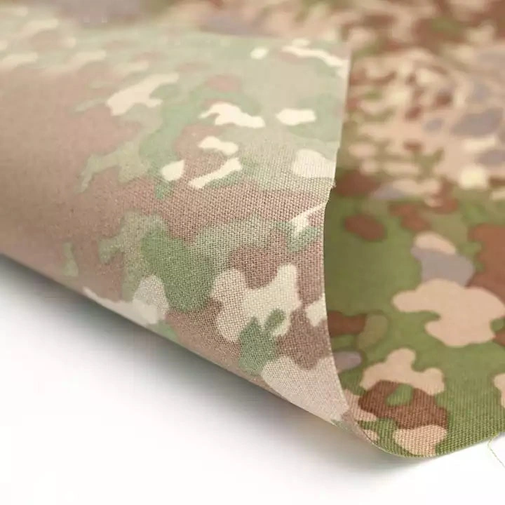 Heißer Verkauf Desert Ripstop 50% Nylon Camouflage 50% Baumwolle Stoff Bedruckter Flecktarn