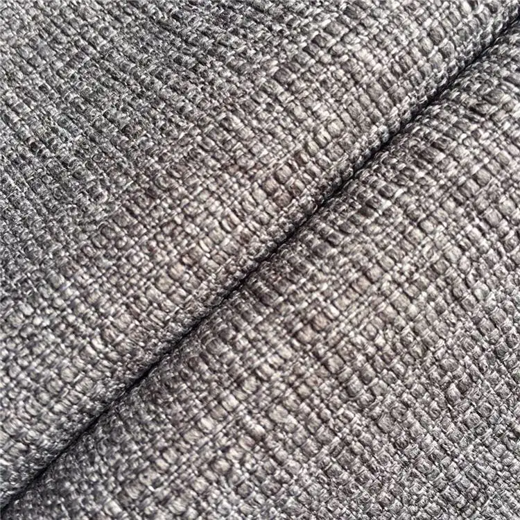 Wholesale/Supplier Polyester Cation Slub Oxford Anti-Fungus Fabric for Fashion Clothing Plain Fake Hemp Linen Like Tweed Fabric