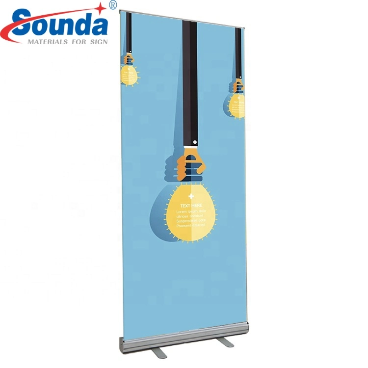 Werbung Aluminium tragbarer, einziehbarer Rollup-Standbanner-Messe-Display