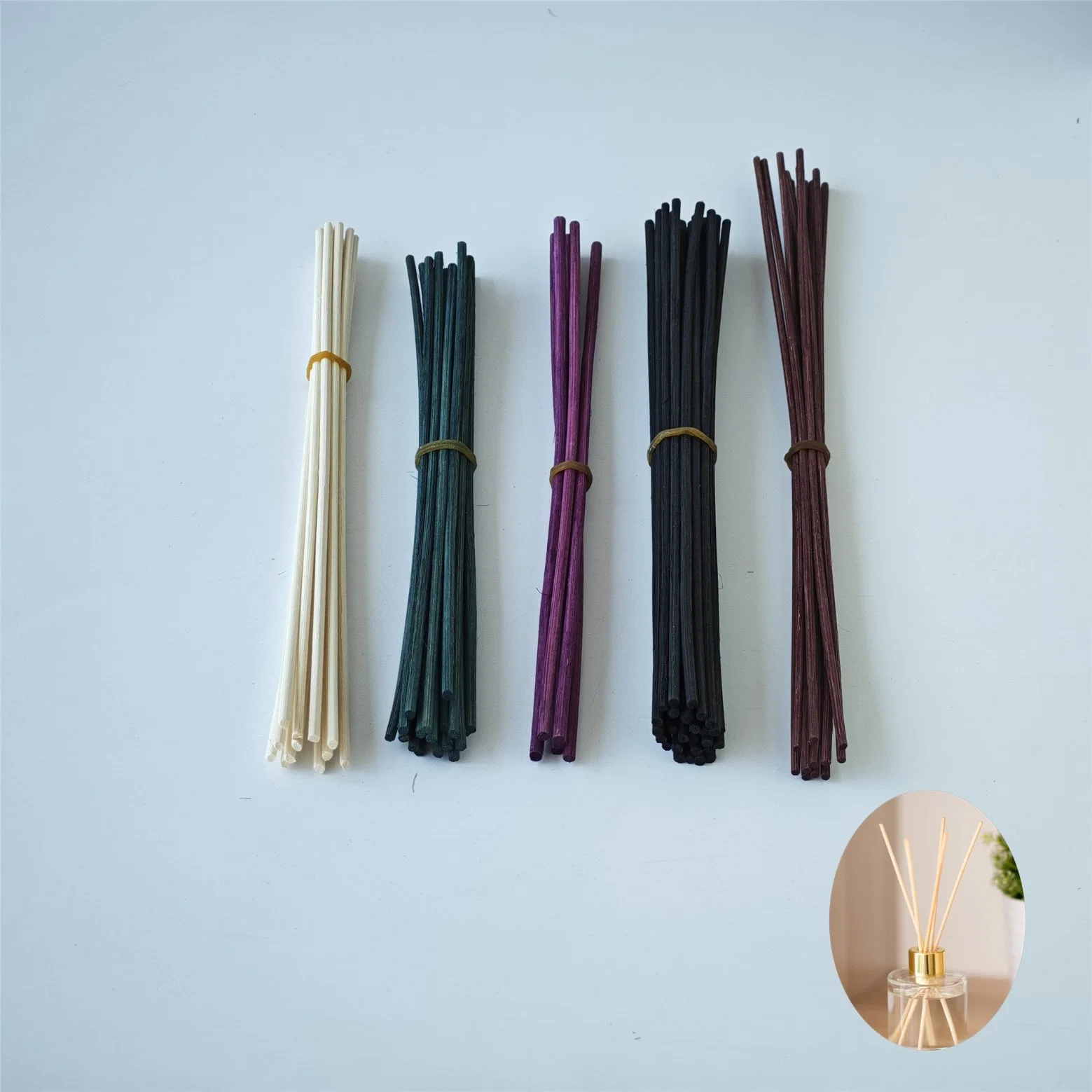 Fragrance Oil Air Aroma Freshener Reed Rattan Diffuser Stick Set