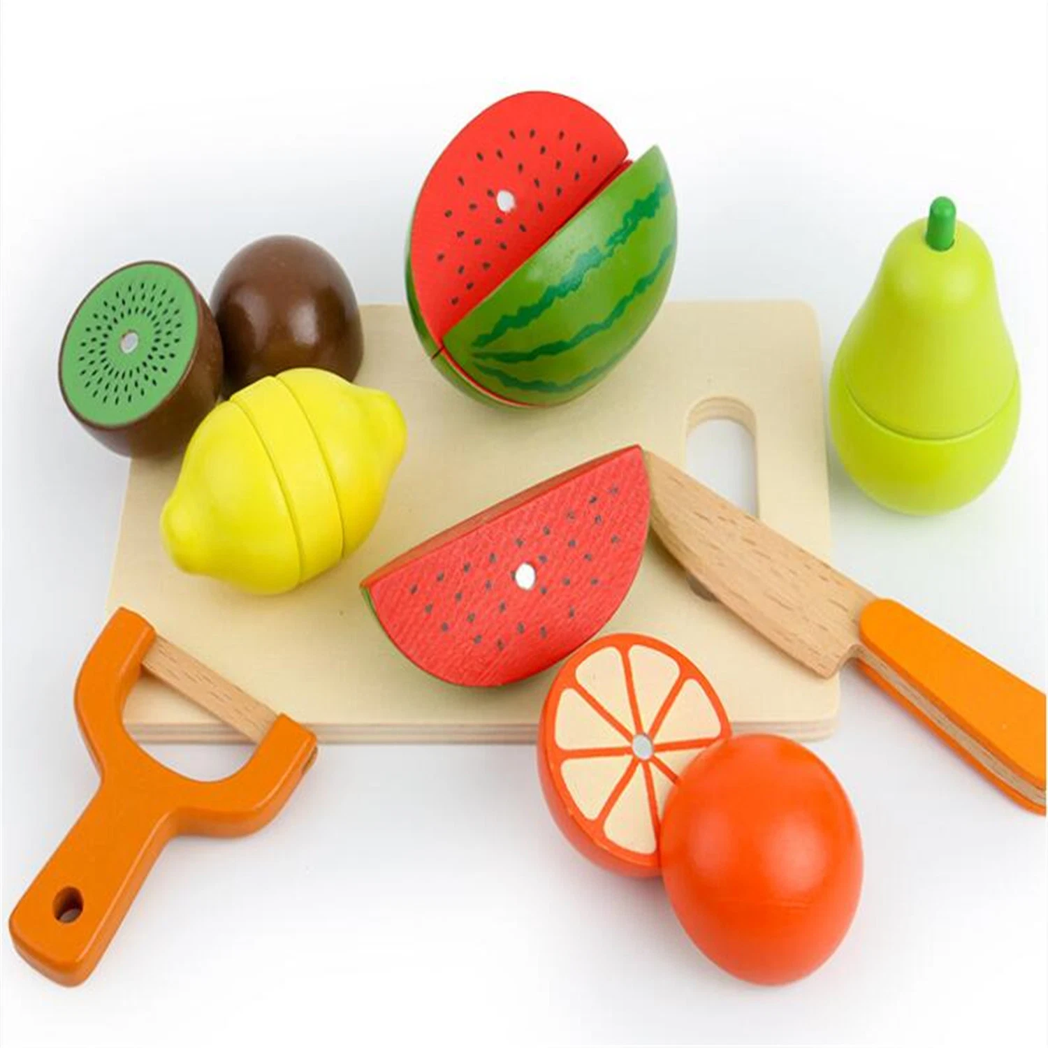 Children Educational DIY Toys Wooden Cutting Toys