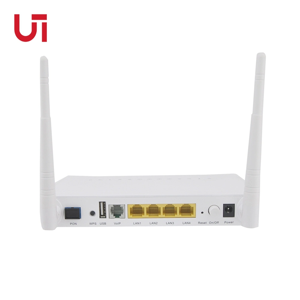 Ut-XP6481 4ge+1pots+WiFi2.4G&5.8g Dual Band FTTH 5dBi 4 Antennas AC Xpon Widely Used Gepon ONU