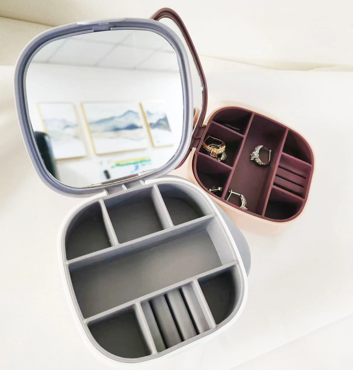 Jewelry Storage Cosmetic Case Portable Small Jewellery Box